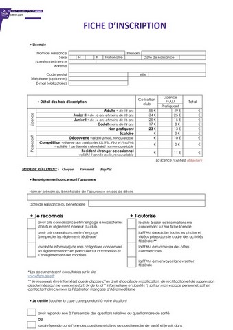 Fiche Inscription 
